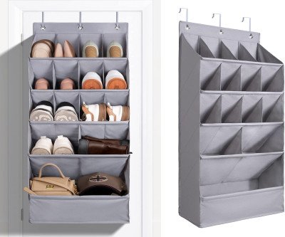 15-Pocket Over Door Shoe Organizer - Maximize Your Space