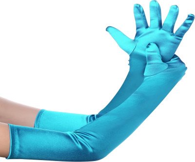 1920s Satin Tea Party Elbow Length Gloves