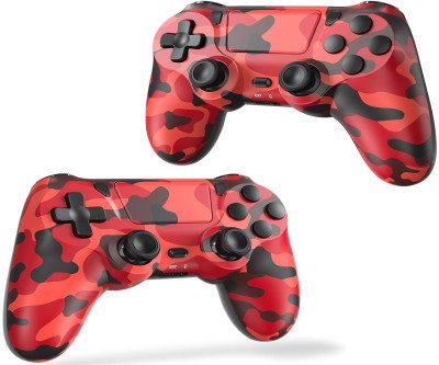 2-Pack PS4 Controllers with No-Lag Wireless & 20hr Battery