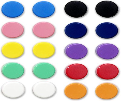 20-Pack Colorful Fridge Magnets - Strong Hold for All Your Displays