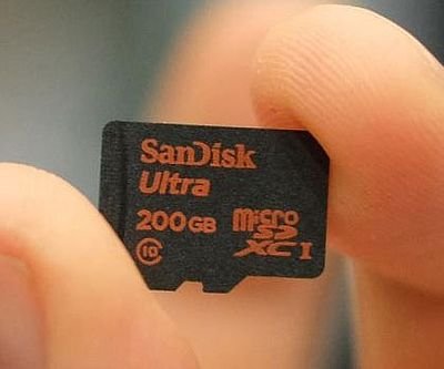 200 Gigabyte Micro SD Card