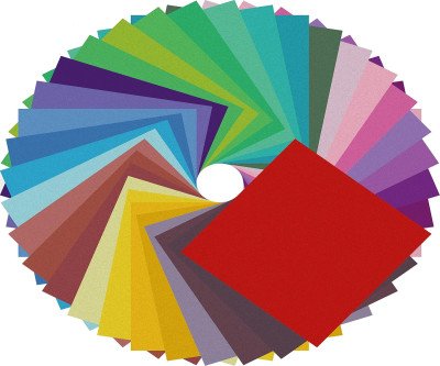 200 Sheets Double Sided Origami Paper - 20 Colors