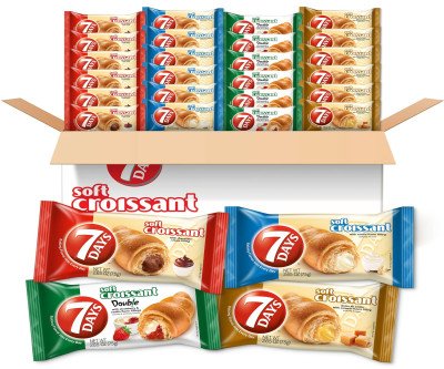 24 Soft Croissants: Variety Pack for Every Craving