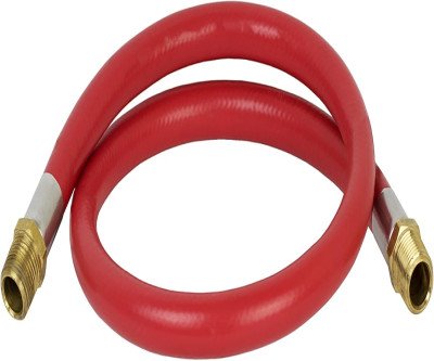 3-Foot RED EPDM Rubber Hose with Swivel Connectors