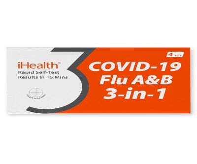 3-in-1 Rapid Test: COVID, Flu A & B Results in 15 Minutes
