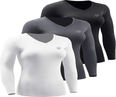 3-Pack Women's Compression Shirts: All-Day Comfort & Motion