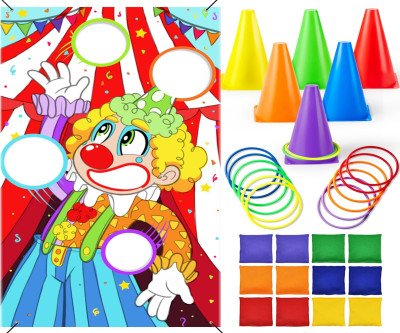 31-Piece Carnival Games Set: Family Fun for All Ages
