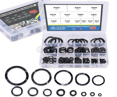 320-Pc Wavy Spring Washers Kit Stops Vibration Loosening