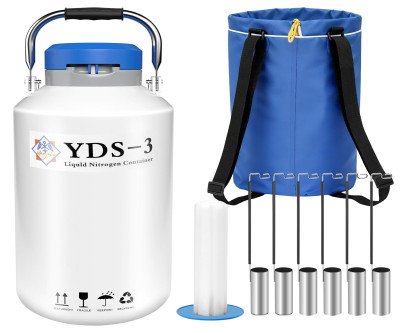 3L Liquid Nitrogen Dewar: Compact Storage with Aerospace-Grade Durability