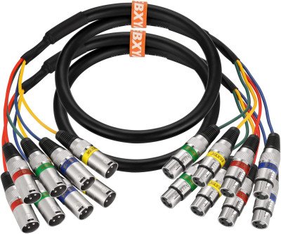 4-Channel XLR Snake Cable: Replace 4 Cables with 1 Professional Audio Solution