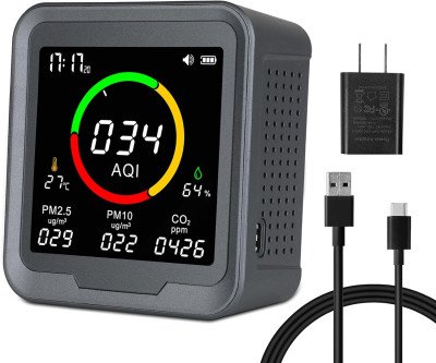 Breath Easier: 6-in-1 Air Quality Monitor for Healthier Home