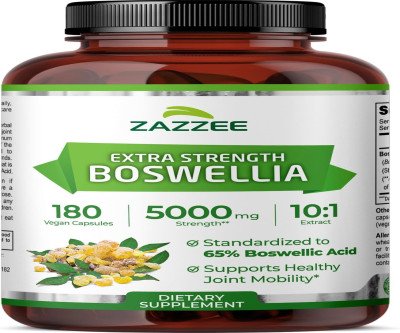 6-Month Supply of Ultra-Potent Boswellia - 5000mg, 65% Boswellic Acid