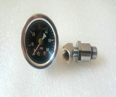 Protect Your Engine: 60 PSI Oil Pressure Gauge