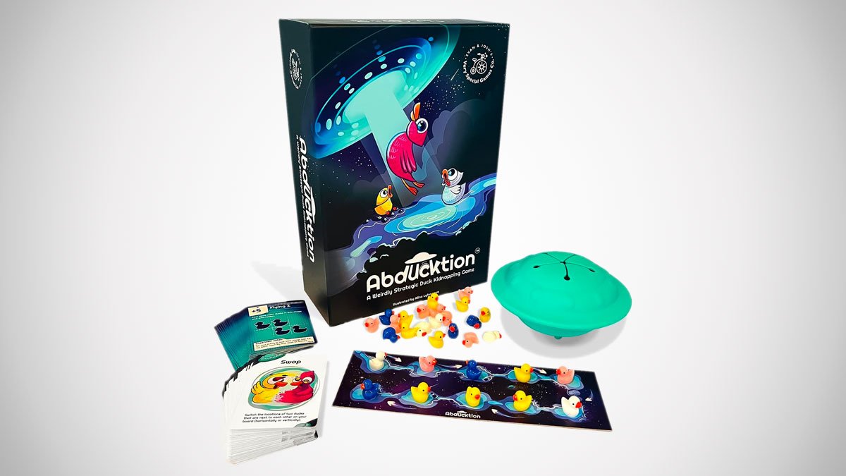 Abducktion: A Weirdly Strategic Duck Kidnapping Game