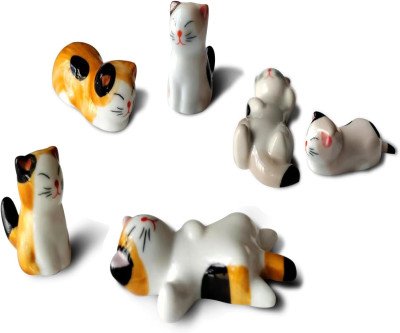 Adorable Cat Chopsticks Rest Set for Dinner Delight