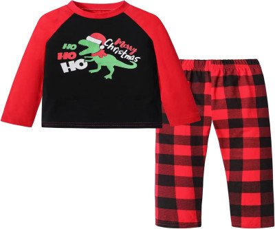 Adorable Holiday Dino Outfit for Boys