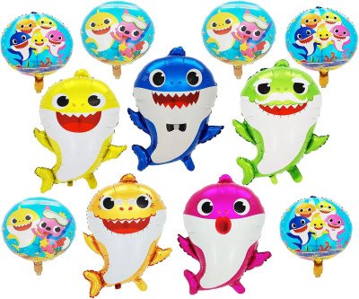 Adorable Shark Balloon Pack for Baby Showers