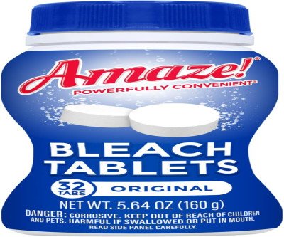 AMAZE Ultra Concentrated Bleach Tablets - 32 Tablets