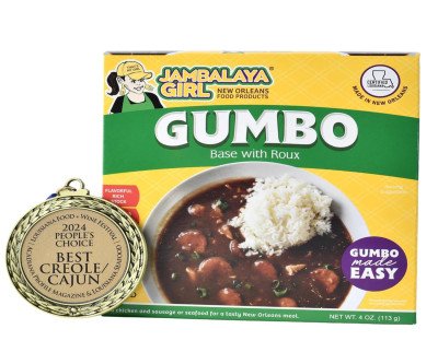 Authentic Louisiana Gumbo Base with Roux Mix