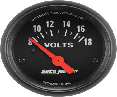 Precision Automotive Voltage Monitoring - Auto Meter Voltmeter Gauge
