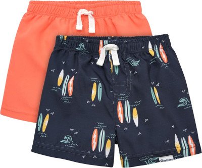 Sun-Safe Swim Trunks for Little Surfers
