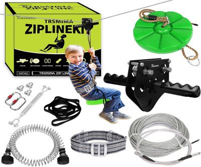 Backyard Adventure Zip Line Kit - Safe Fun for the Whole Family