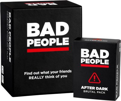 Bad People Party Game + After Dark: Non-Stop Laughs