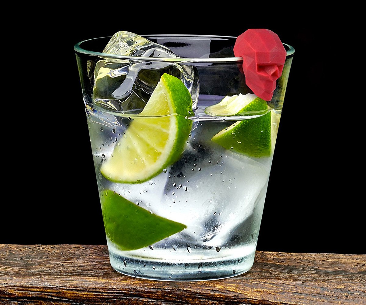 Bar Bones Skull Drink Markers