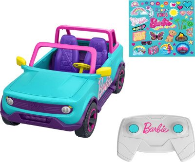 Barbie Hot Wheels RC SUV: Two-Doll Road Trip Adventure
