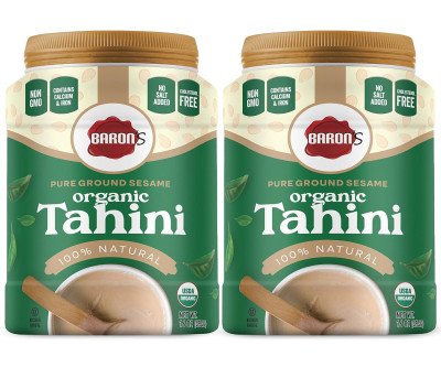Baron's Organic Tahini: Premium Sesame Paste for Perfect Hummus