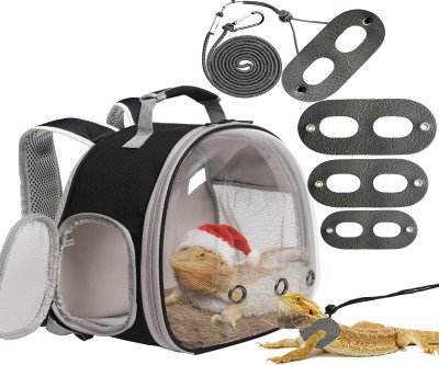 Bearded Dragon Space Capsule Backpack: Clear View Pet Carrier