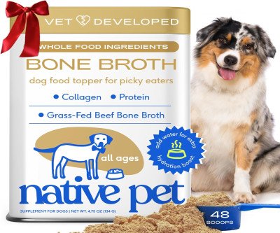 Beef Bone Broth Toppers Boost Picky Dogs' Health