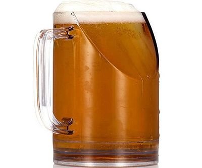 Better TV Viewing Angle Beer Mug