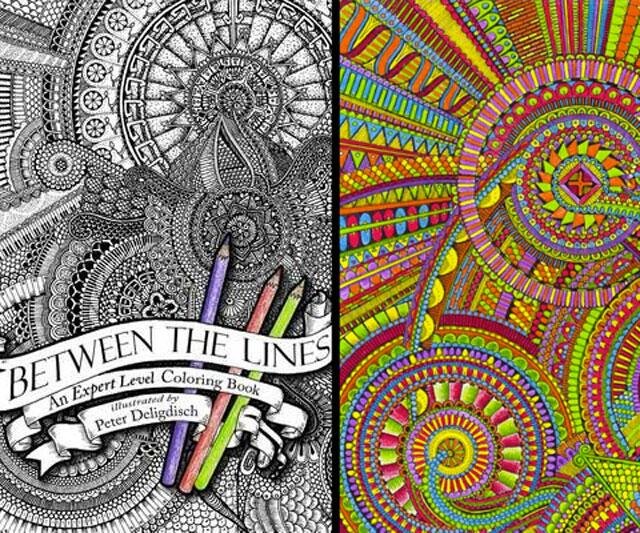 Between the Lines: An Expert Level Coloring Book