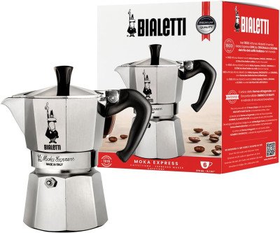 Brew Authentic Italian Coffee at Home - 6 Cup Moka Express