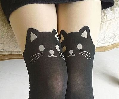 Black Cat Stockings