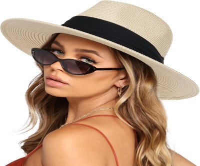 Block Sun In Style With Wide Brim Fedora Hat