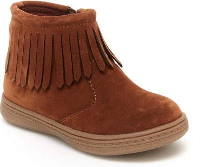 Boho-Style Fringed Boots for Little Trendsetters