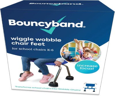 Bouncyband Wiggle Wobble Chair Feet – Transform School Chairs into Focus-Boosting Seats