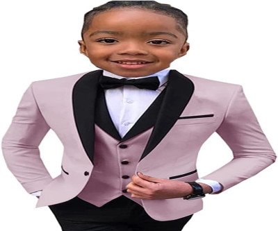 Elegant Pink Tuxedo Set for Boys - Size 8 Wedding Formal Wear