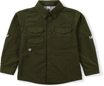 Boys' UV Sun Protection Fishing Shirt - Quick Dry Outdoor Wear