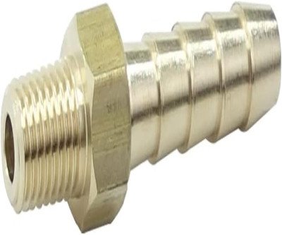 Durable Brass Hose Adapter: 1/4