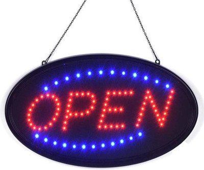 Bright LED Open Sign Draws Customers In