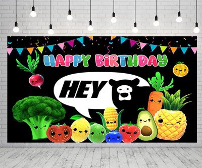 Brighten Up Party with Fun Fruit Banner