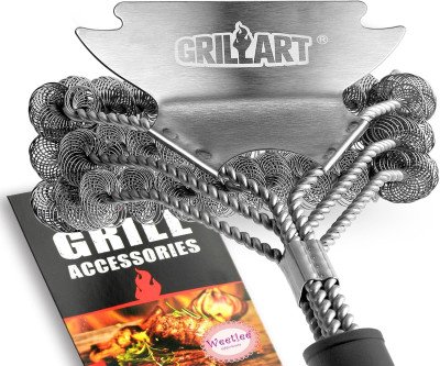 Bristle-Free Grill Brush for Safe, Effortless Cleaning