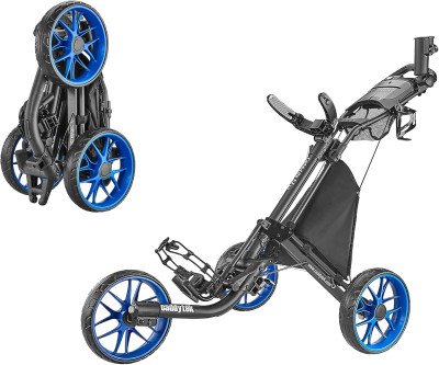 Lightweight Golf Cart with One-Click Folding - Caddytek CaddyLite EZ V8