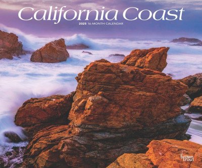 Stunning California Coast 2025 Wall Calendar – Plastic-Free