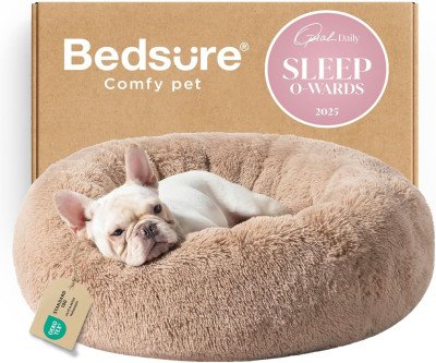 Calming Donut Dog Bed - Cozy Security for Your Pet's Best Sleep