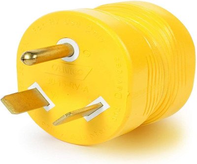 Camco PowerGrip Electrical Adapter for RVs