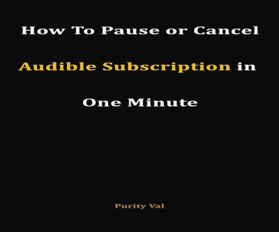 Cancel Your Audible Membership in One Minute